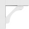Ekena Millwork Standard Legacy Architectural Grade PVC Bracket With Block Ends, 5"W x 16"D x 16"H BKTP05X16X16LEC05 - alternate 2